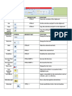 MS Word Tabs and Commands Table Form