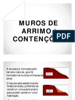 Projeto muro contenção 40