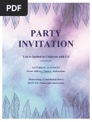 PARTY INVITATION