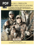 Download 2010-2011 Oregon Game Bird Regulations Brochure by RoeHuntingResources SN46968410 doc pdf