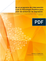 Propuesta de Un Programa de Intervención Piloto Basado en La Psicología Positiva para La Reducción de Síntomas de Depresión.