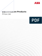 Electrification Products Price List