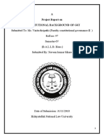 A Project Report On Constitutional Background of GST