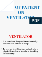 Care of Patient ON Ventilator