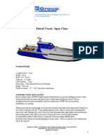 Patrol Vessel Technical Specs