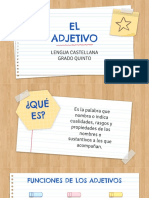 El Adjetivo PDF