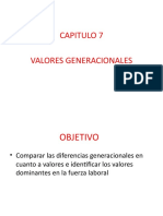 Cap. 7  VALORES GENERACIONALES  Marisol