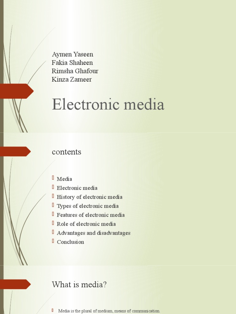 Mass Com - Electronic Media | PDF | Mass Media | Advertising