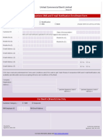 Trade Finance Transactions SMS and E-Mail Notification Enrollment Form