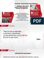 Intertextualidad - Diálogos Polifónicos PDF