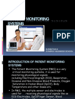 Patient Monitoring Systems: Suneetha.G Synergy Business School
