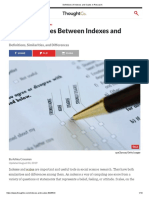 Definitions of Indexes and Scales in Research