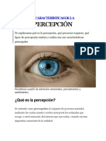 10 Características de La Percepcion