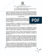 Cali Decreto 0161 - Por el cual se crea el comite de urgencias de santiago de cali y se dictan otras disposiciones CRUE