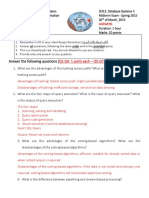 Midterm 2015 - Answers