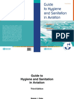 Guide To Hygiene and Sanitation in Aviation: Water Cleaning and Disinfection of Facilities