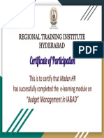 Certificate For Madan HR For - Check Your Awareness On Payscale