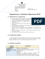 Arquitectura y S.O. - Programa PDF