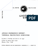 Apollo Experience Report Thermal Protection Subsystem