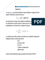 Congruencial Multiplicativo