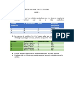 Ejercicios de Productividad