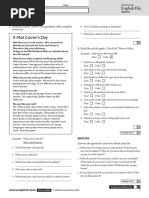 A Mail Carrier's Day: Progress Test 1-4