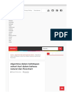 Algoritma Dalam Kehidupan Sehari Hari - HTML