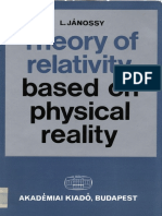 Janossy. Theory of Relativity Based On Physical Reality PDF