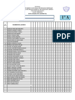 Lista Diaria de Asistencia: Nombre Del Alumno