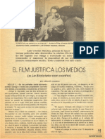 El Film Justifica Los Medios