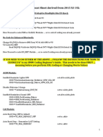 Coding Cheat Sheet Derived From 2015 X3 35i:: Re-Code For Dazzle Headlights (LED Adaptive Headlights Like EU-Spec)