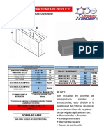 Ficha Tecnica Block Hueco de Concreto 15X20X40 Linea Estructural NMX-C-404 PDF