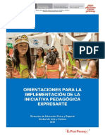 Orientaciones para La Implementación de Expresarte 2020