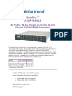 Eonstor A12F-G2422: 2U Profile, 12-Bay Single-Controller 4Gbit/S Fibre To Sata-Ii Raid Subsystem