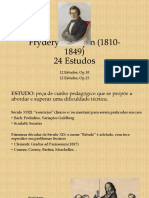 Os Estudos de Chopin e o legado de Paganini para o desenvolvimento da virtuosidade no piano