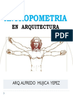 Antropometría en Arquitectura