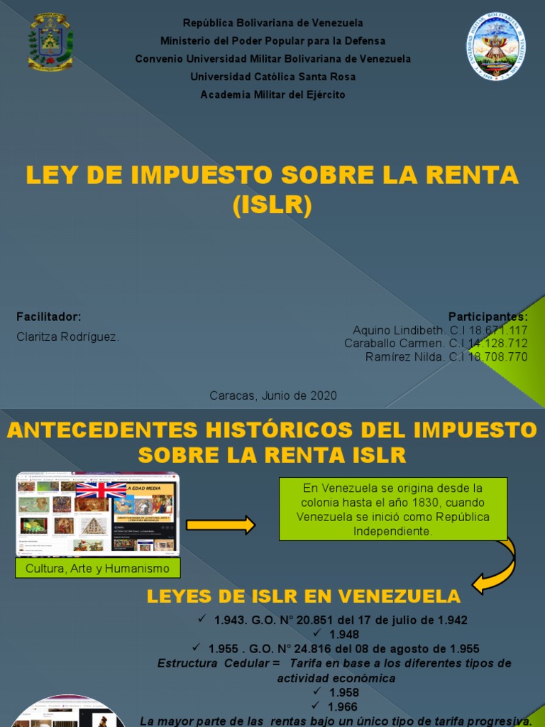 Ley de Impuesto Sobre La Renta | PDF | Ahorro | Impuestos