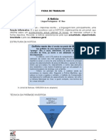 Ficha Trabalho A Notícia