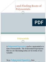 Factoring and Finding Roots of Polynomials