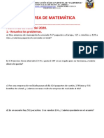 TaREAS Y TALLERES 4TO DEL 20 al 24 de  julio