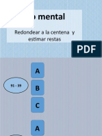 Clase 4 Calculo Mental Redondear y Estimar Restas 1