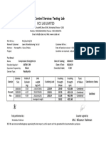 Cylinder Test Report