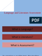 Language and Literature Assessment
