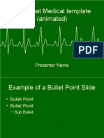 Heartbeat Medical Template (Animated) : Presenter Name