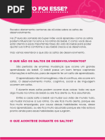 Saltos de desenvolvimento