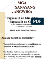 Ang Pagtataya NG Mga Kasanayang Pangwika