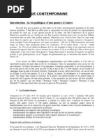 Vie politique contemporaine