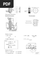 Helical Gears: Free Body Diagram