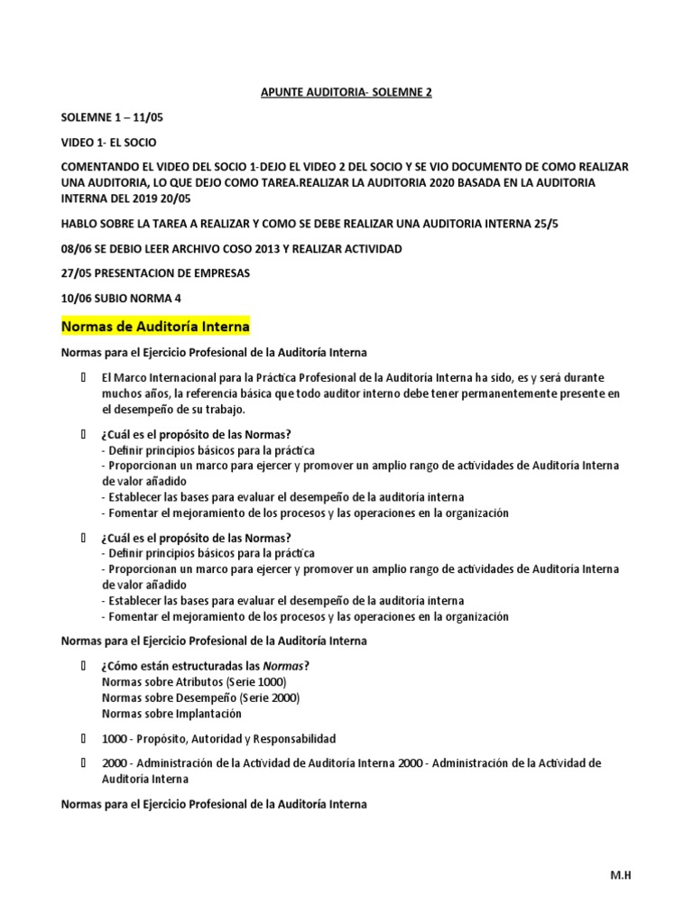 Normas y Técnicas de Auditoría Interna | PDF | Auditoría | Contralor