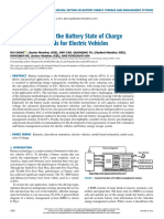 Critical Review On The Battery State of Charge Estimation Methods